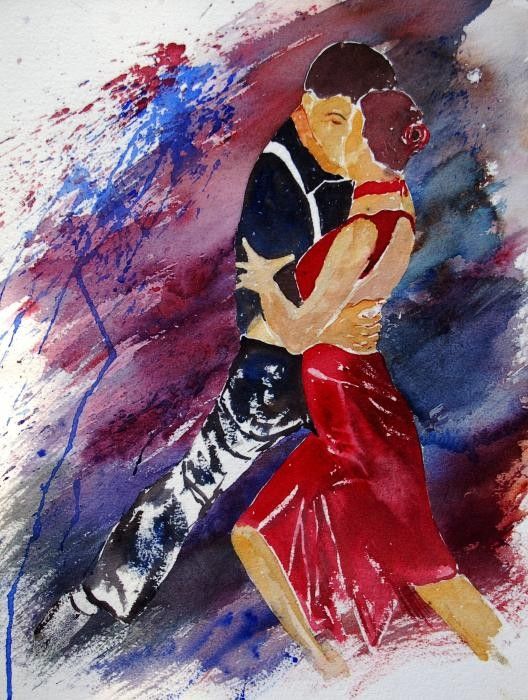 Flamenco Dancer Dancing Tango